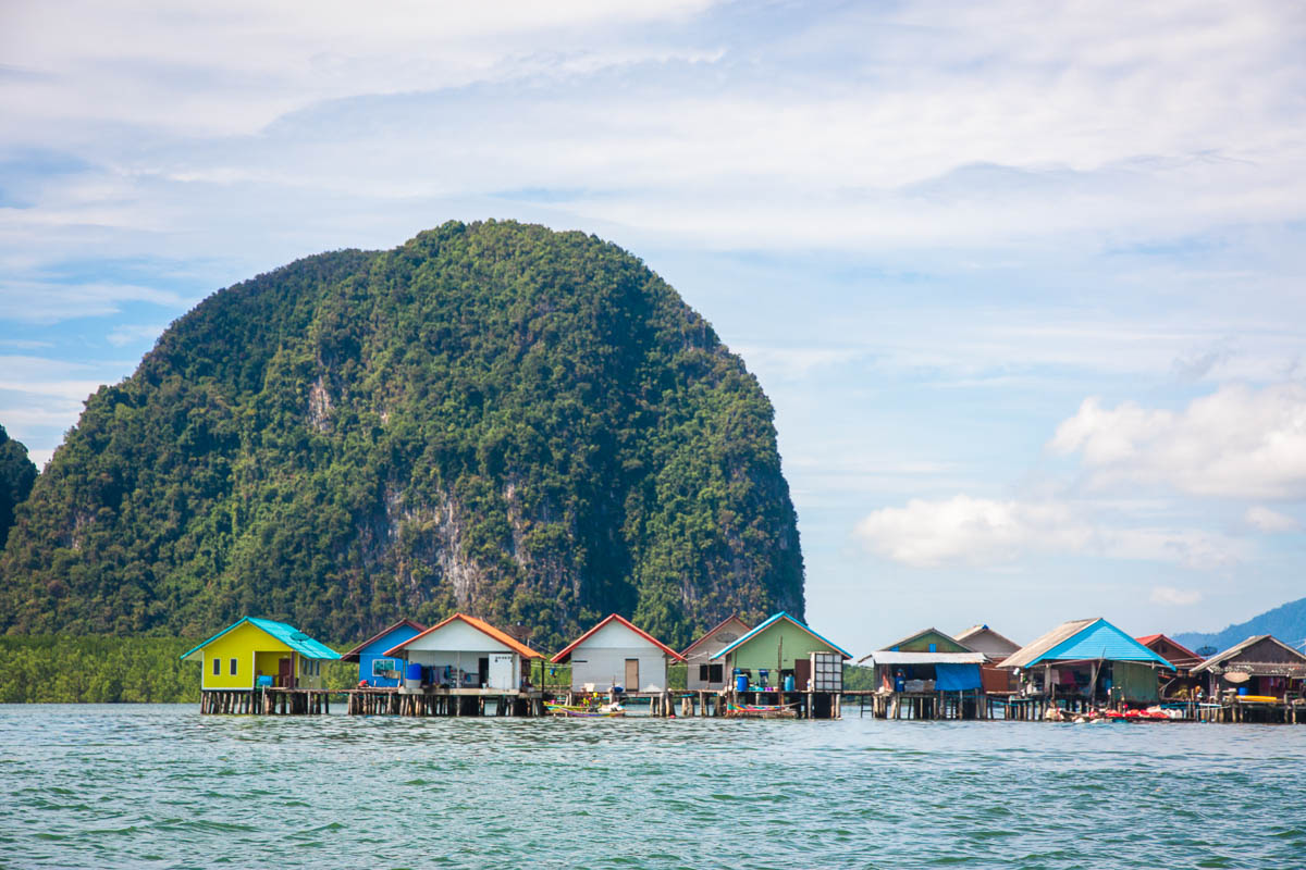 traditional houses on Phi Phi Island