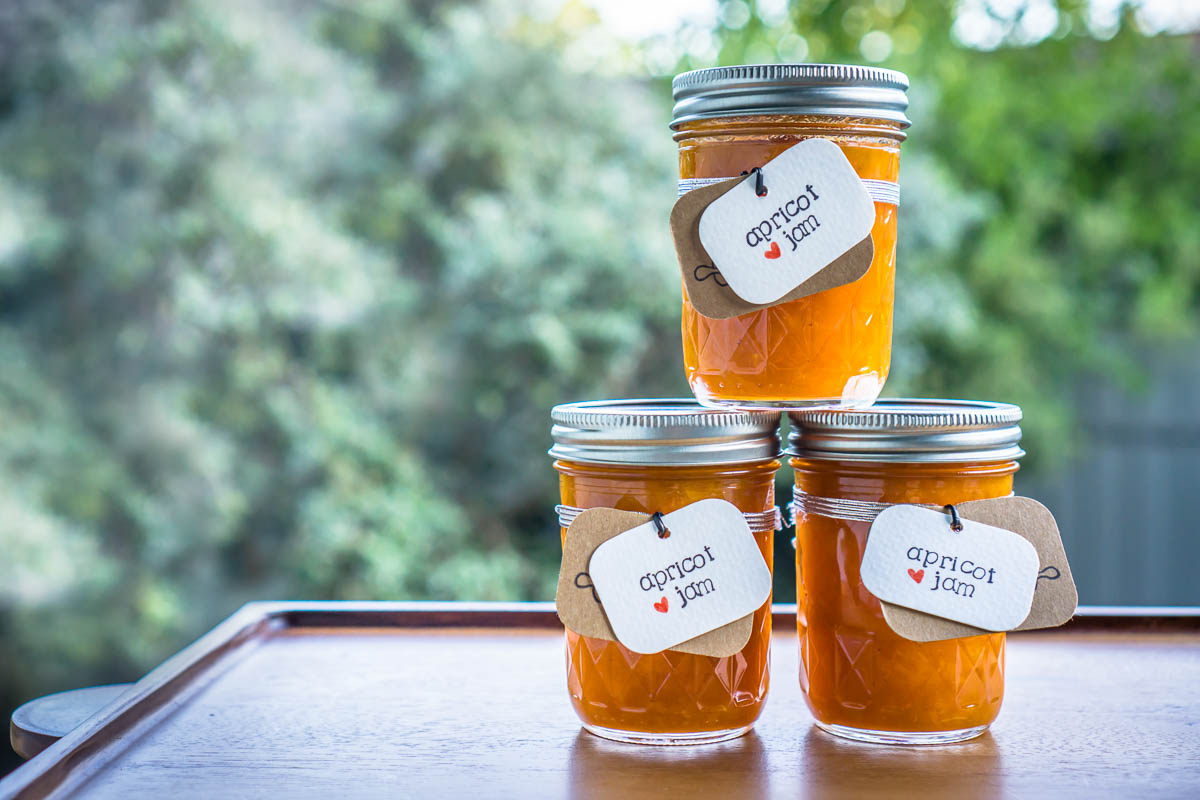 homemade apricot jam