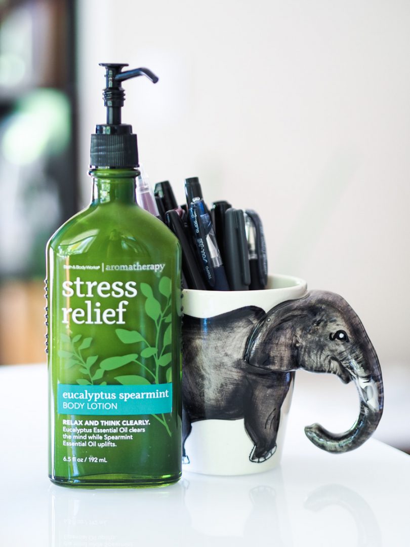 bath & body works aromatherapy stress relief eucalyptus spearmint body lotion